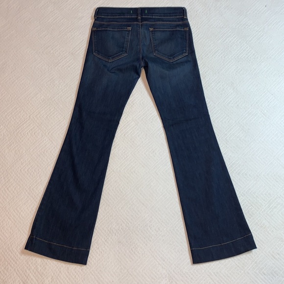 J BRAND Heartbreaker Mid Rise Mini Flare Leg Jeans, Dark Wash, Size 27 - Picture 16 of 16